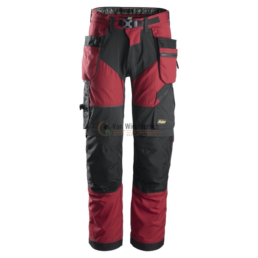 FLEXIWORK TROUSERS+ HP 6902 CHILI RED MT:52 REF:69021604052 SNICKERS