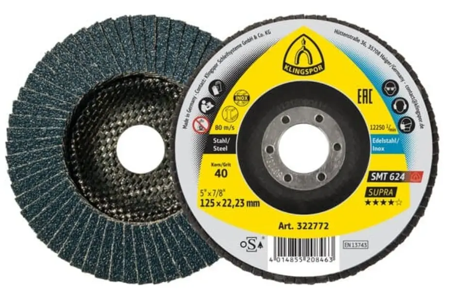 KT/SPECIAL/A60TZ/S/GER/125X1X22.23 REF:202401 KLINGSPOR