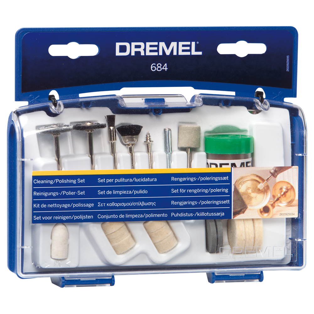 POLIJSTSET 684JA (20 ST.) DREMEL REF:2 615 068 4JA DREMEL