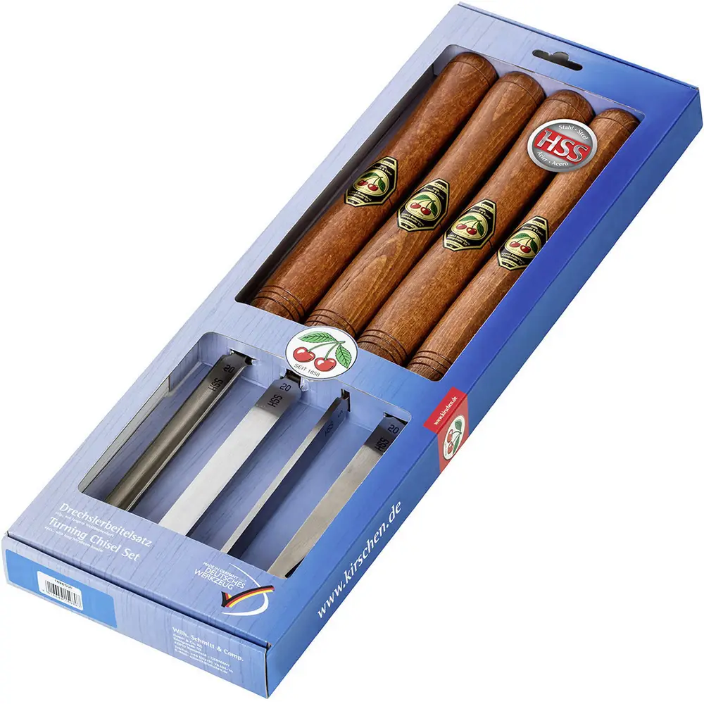 SET VAN 4 HSS-DRAAIBEITELS