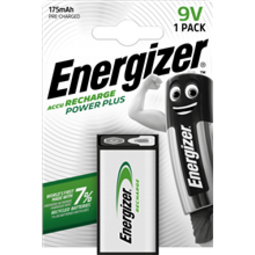 1 ACCU 175 MAH 8.4V REF:1/HR22 OPLAADBAAR ENERGIZER