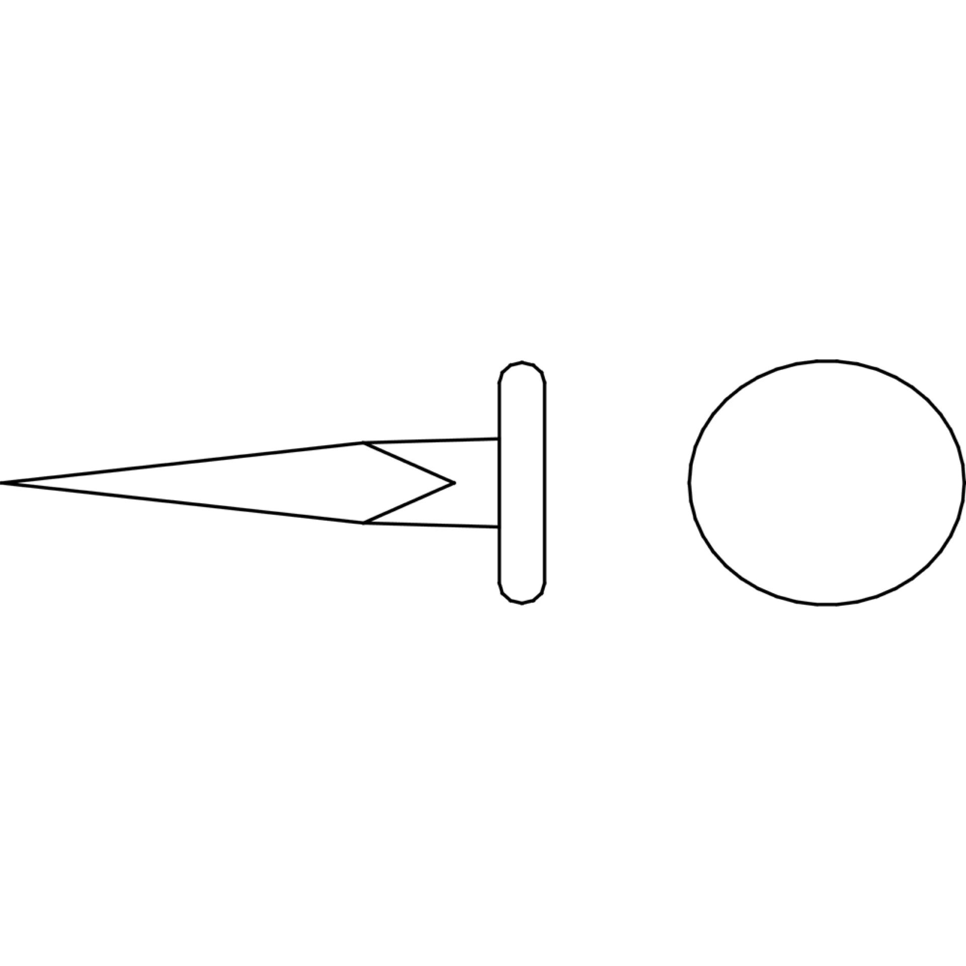 BLOKNAGEL 14X14 BLAUW GEHARD/BL./30 G REF:MN10BN140014SS PGB