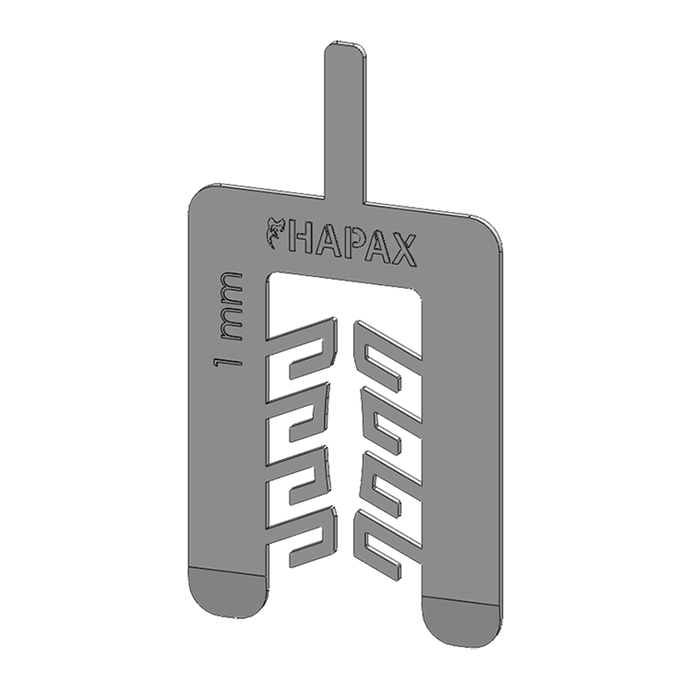 HAPAX UITVULPLAATJES 1X40,00X55 /20ST REF:HAP052N0000100055A PGB