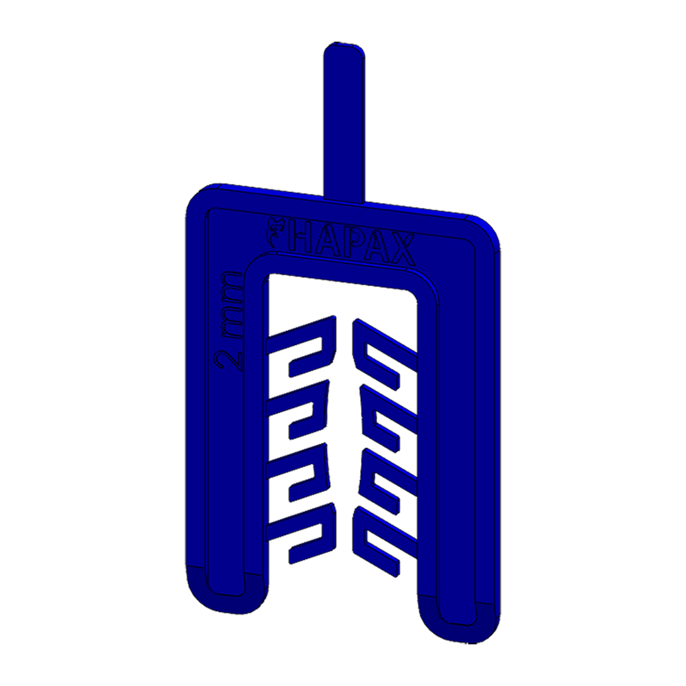HAPAX UITVULPLAATJES 2X40,00X55 /20ST REF:HAP052N0000200055A PGB