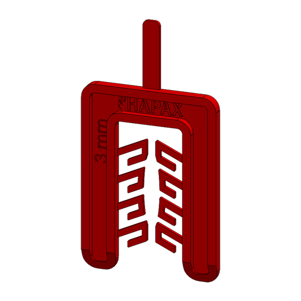 HAPAX UITVULPLAATJES 3X40,00X55 /20ST REF:HAP052N0000300055A PGB