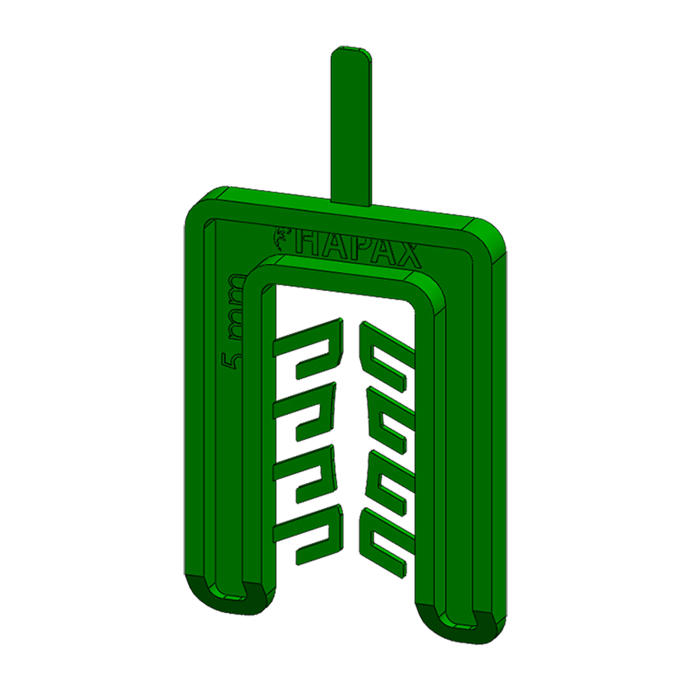 HAPAX UITVULPLAATJES 5X40,00X55 /20ST REF:HAP052N0000500055A PGB