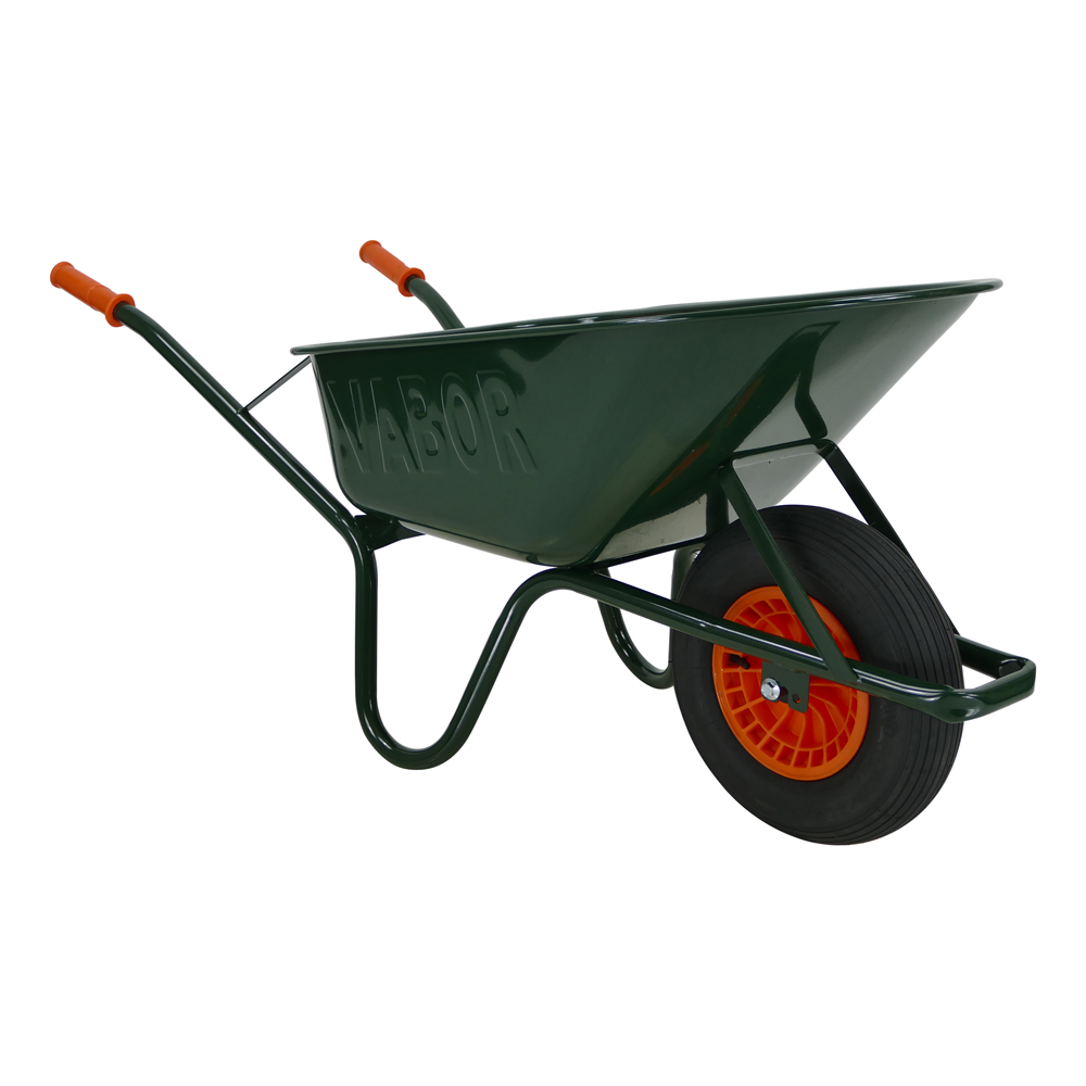 KRUIWAGEN RONDNEUS 90L BAK+ONDERST. GELAKT R801-PA