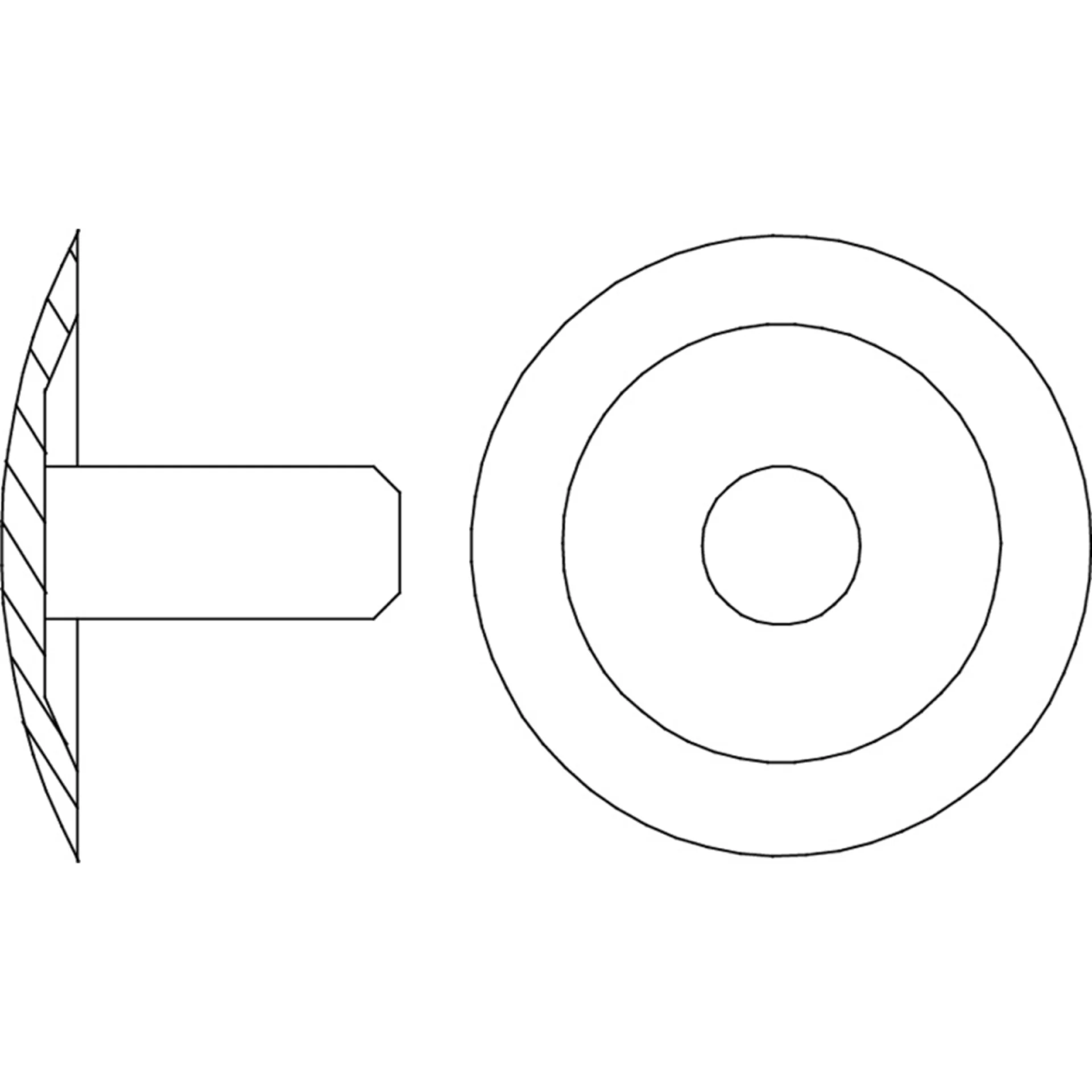 AFDEKKAP MET PIN RAL 1015 BL/30ST REF:MH19AF010000N PGB