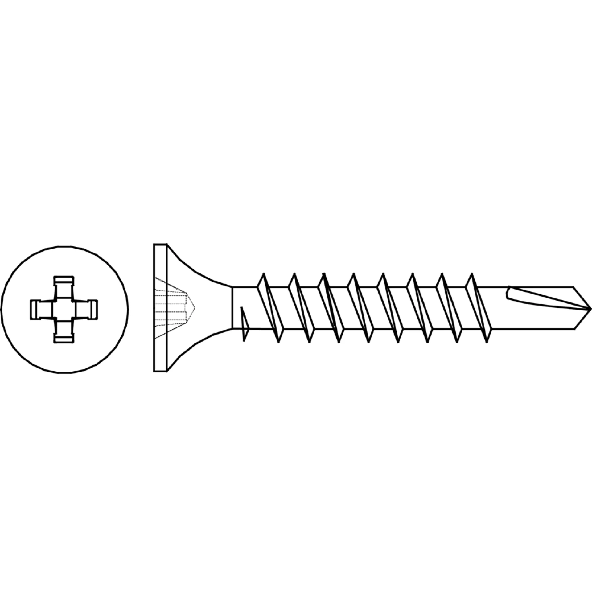 ZELFB. SNELBSCHR TK 3,5X35 FOS/ZW./200ST REF:MH0GPZ035035FOS PGB