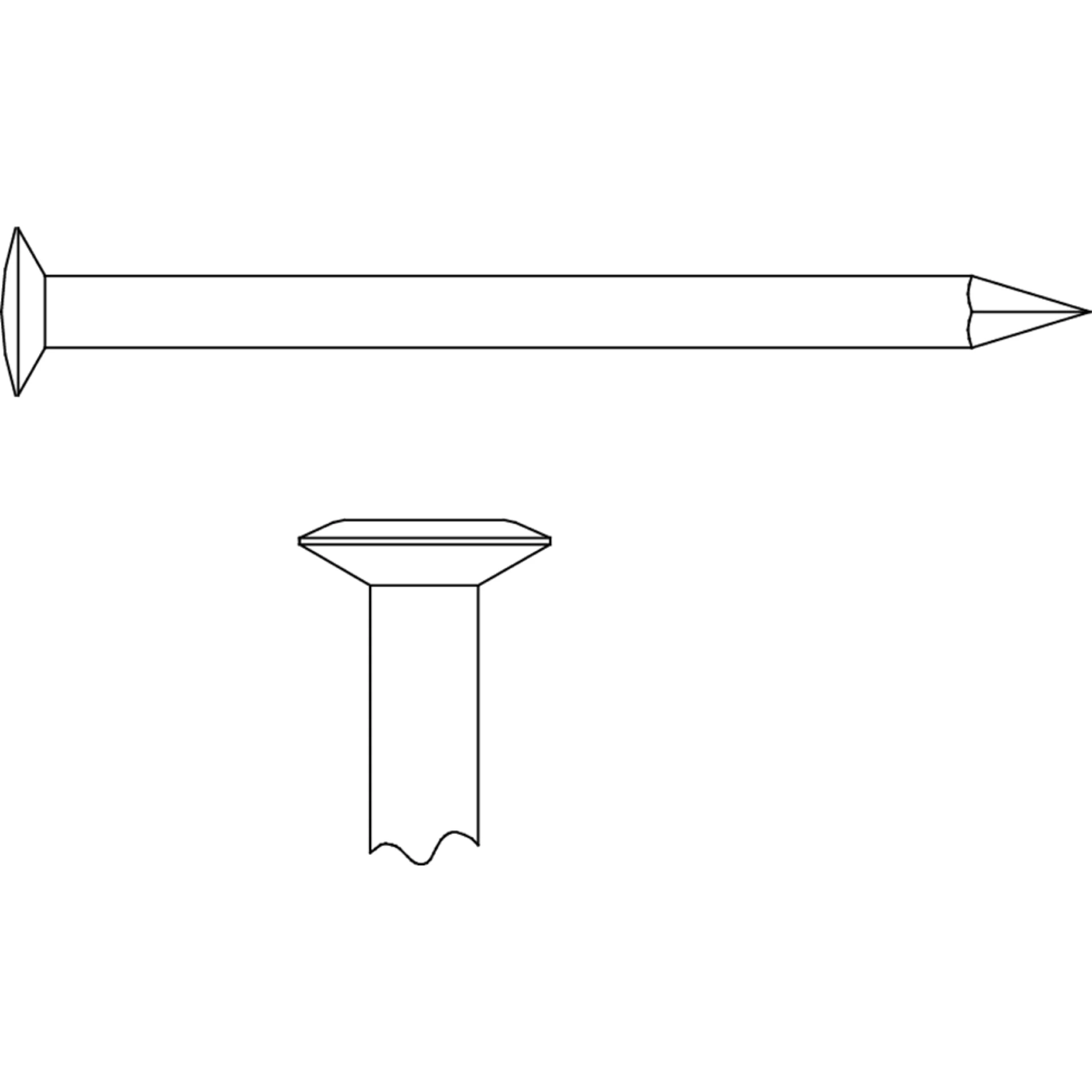 NAGEL BVK STAAL 2,5X30 PL.D./850 G REF:MN0NKK025030SS PGB