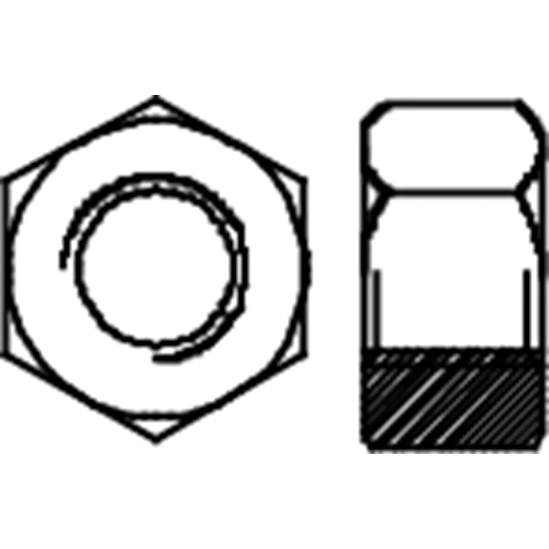 ZESKANTMOER A2-70 DIN 934 M12/BL./4ST REF:MR1934120000A2 PGB