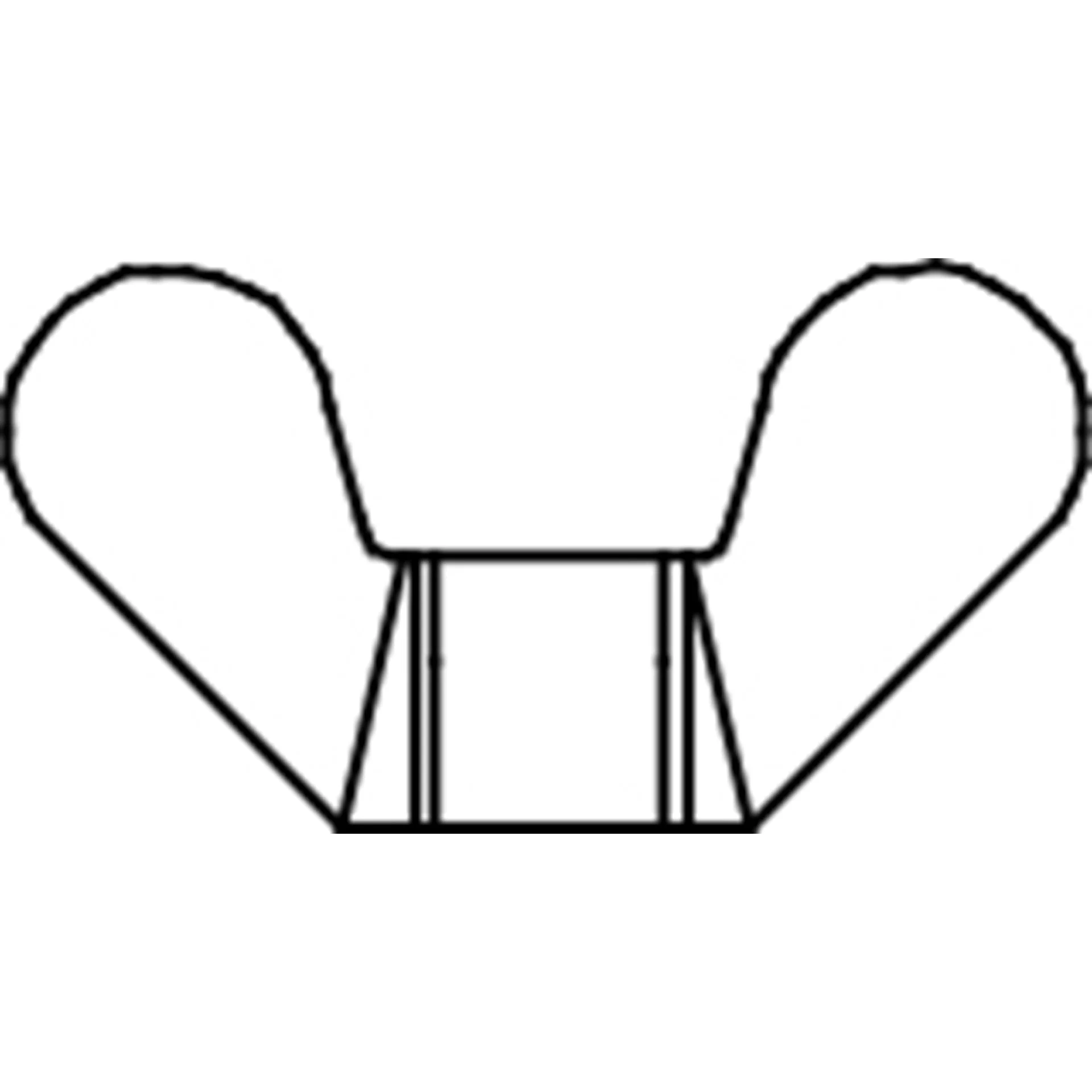 VLEUGELMOER AM VORM M 6 A2/BL./2ST REF:MR1315060000A2 PGB