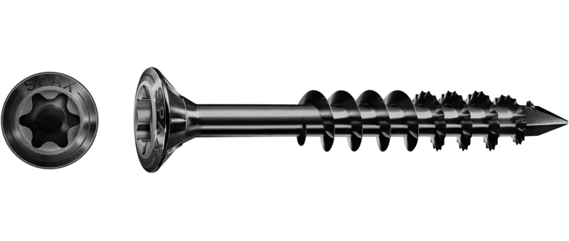 SPAX-S 4,5X50 A2 LENSKOP FRAES RIBBEN T-STAR PLUS T20 DEEL DEELDRAAD 200ST BLAX