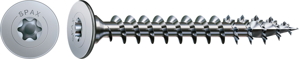 SPAX 4X25 ACHTERWANDKOP ZONDER LENS T-STAR PLUS T20 VOLDRAAD WIROX 300ST