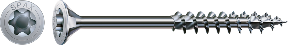SPAX 8X200 VERZONKEN MULTIKOP REMRIBBEN T-STAR PLUS T40 DEELDRAAD WIROX 50ST