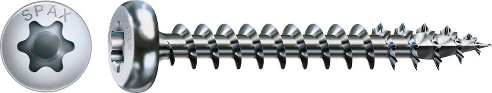 SPAX 4X16 BOLKOP T-STAR PLUS T20 VOLDRAAD WIROX 200ST