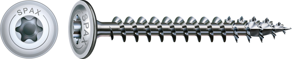 SPAX 6X80 DISCUSKOP T-STAR PLUS T30 VOLDRAAD WIROX 100ST