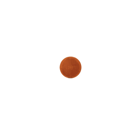 REFLECTOR 60MM ORANJE ZELFKLEVEND - 2ST 145034-P2 PACAUTO
