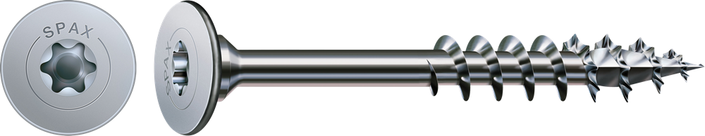 SPAX CORPUSVERBINDER T-STAR PLUS T20 DEELDRAAD VERNIKKELD 200ST REF:0681030400343 SPAX