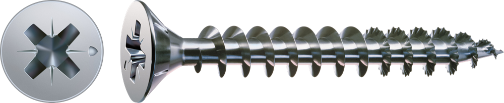 SPAX-S VERZONKEN KOP REMRIBBEN KRUIS Z1 VOLDRAAD WIROX 200ST REF:1081010300203 SPAX