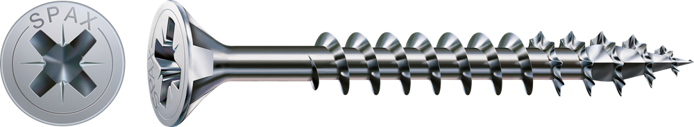 SPAX VERZONKEN MULTIKOP KRUIS Z2 VOLDRAAD WIROX 100ST REF:1081010400603 SPAX