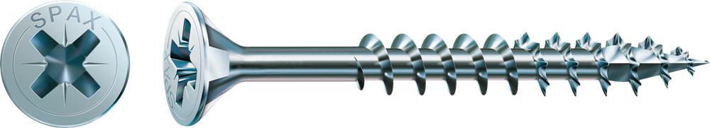 SPAX VERZONKEN MULTIKOP  KRUIS Z2 DEELDRAAD WIROX 100ST REF:1081010501003 SPAX