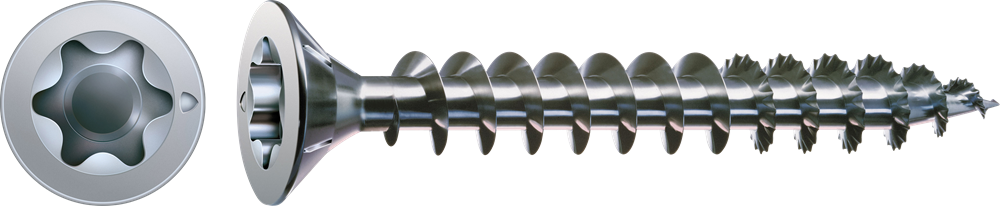 SPAX-S 3X25 VERZONKEN KOP REMRIBBEN T-STAR PLUS T10 VOLDRAAD WIROX 200ST