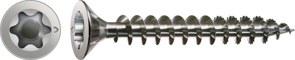 SPAX-S 3X40 A2 VERZONKEN KOP REMRIBBEN T-STAR PLUS T10 VOLDRAAD 200ST