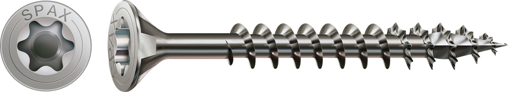 SPAX A2 4X60 VERZONKEN MULTIKOP T-STAR PLUS T20 VOLDRAAD 100ST REF:1197000400603 SPAX