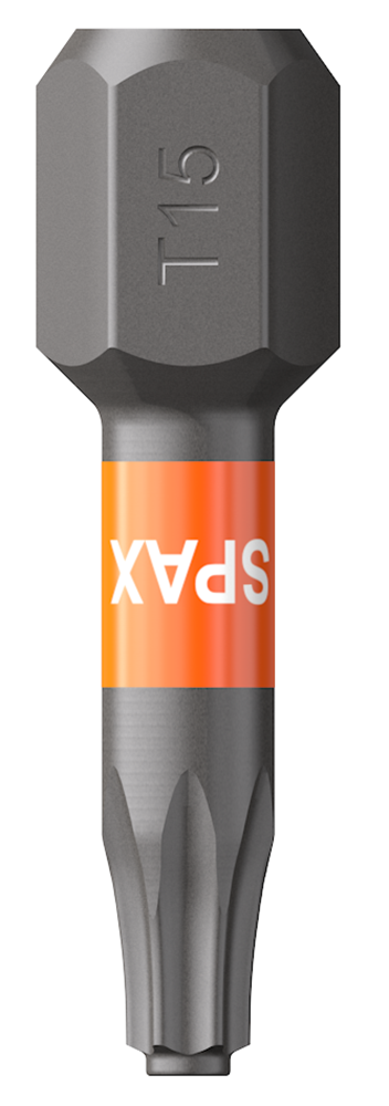 SPAX BIT T-STAR PLUS T15 25mm S 5 ST REF:5000009192159 SPAX