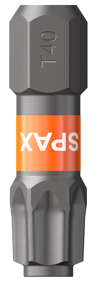 SPAX BIT T-STAR PLUS T40 25mm S 5 ST REF:5000009192409 SPAX