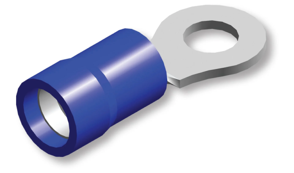 KABELSCHOEN BLAUW 4.3MM/654 - 10 STUKS / BLISTER REF:250010-P1 PACAUTO