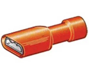 KABELSCHOEN ROOD PLAT 6.3MM/1541 - 10 STUKS / BLISTER REF:250074-P1 PACAUTO