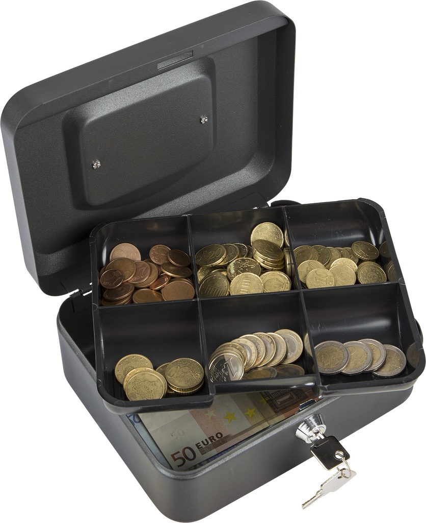 GELDKOFFER 9X20X16CM REF:G820 PRACTOHOME