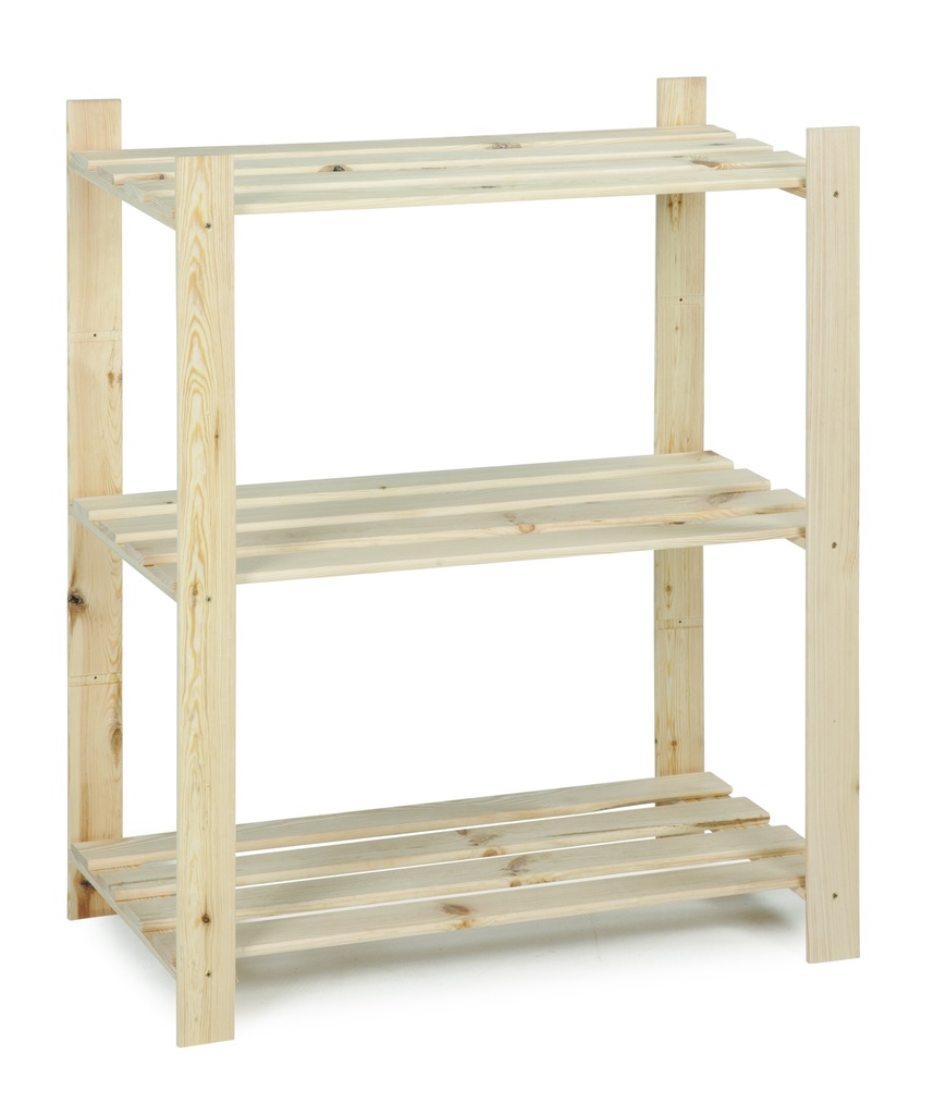 WOODY RACK ENKEL 95X80X40 3 LEGB. 15KG REF:H202/40 PRACTOHOME