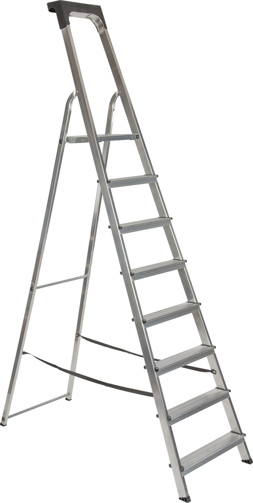 TRAPLADDER ALUMINIUM 8 TREDEN EURO STEP REF:L148 ESCALO