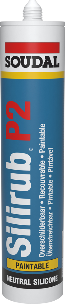 SILIRUB P2 GRIJS KOKER 310ML REF:116361 SOUDAL