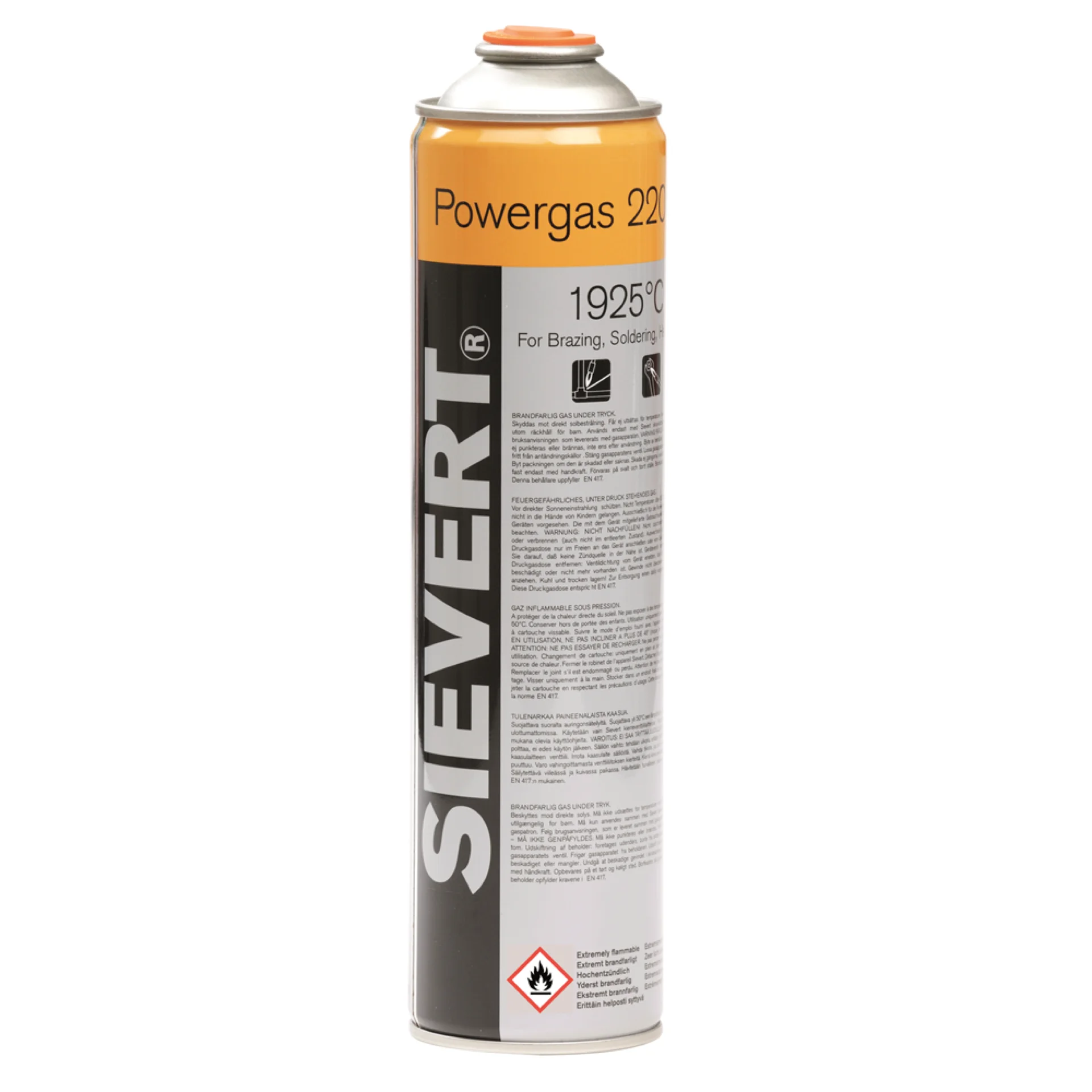 GASFLES POWERGAS 2203 1925°C REF:220483 SIEVERT