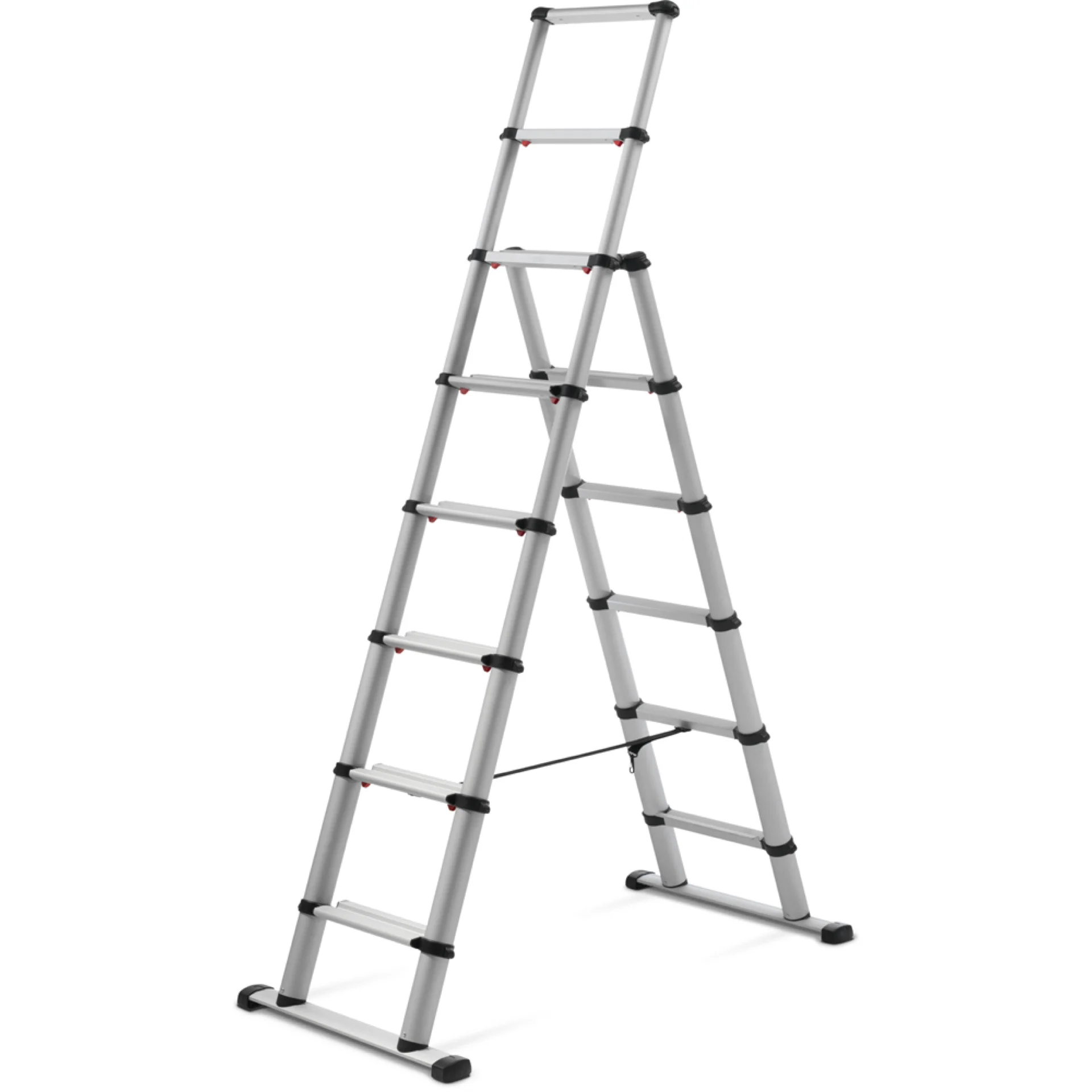TELESCOOP TRAPLADDER 1X6 TREDEN 2.30M LTT6+2 REF:60623-501 TELESTEPS