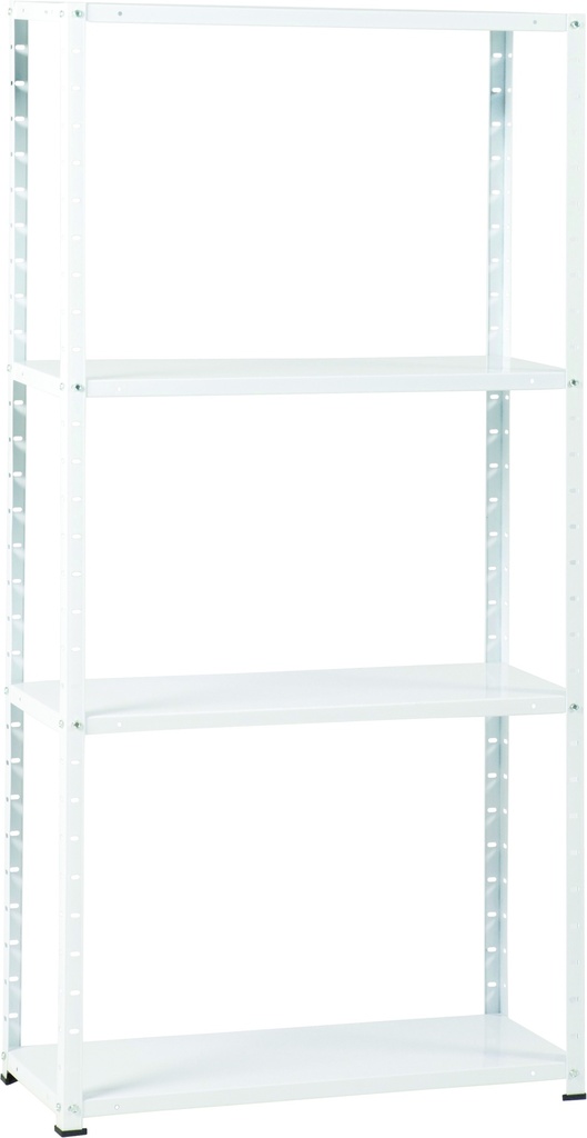 METALEN REK 150X75X30 4 LEGBORDEN WIT REF:M101 GAL