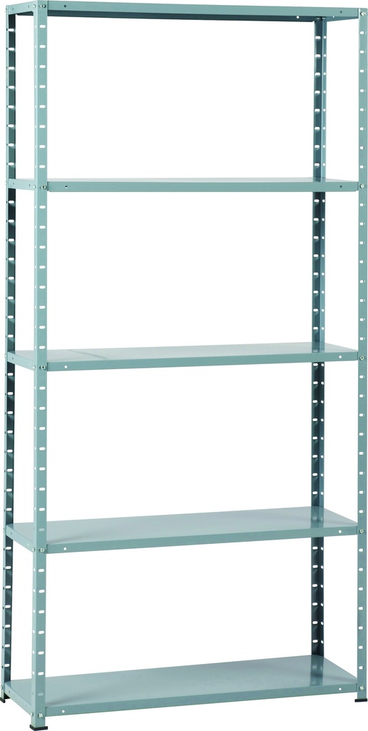 METALEN REK 180X90X30 5 LEGBORDEN GRIJS REF:M125G