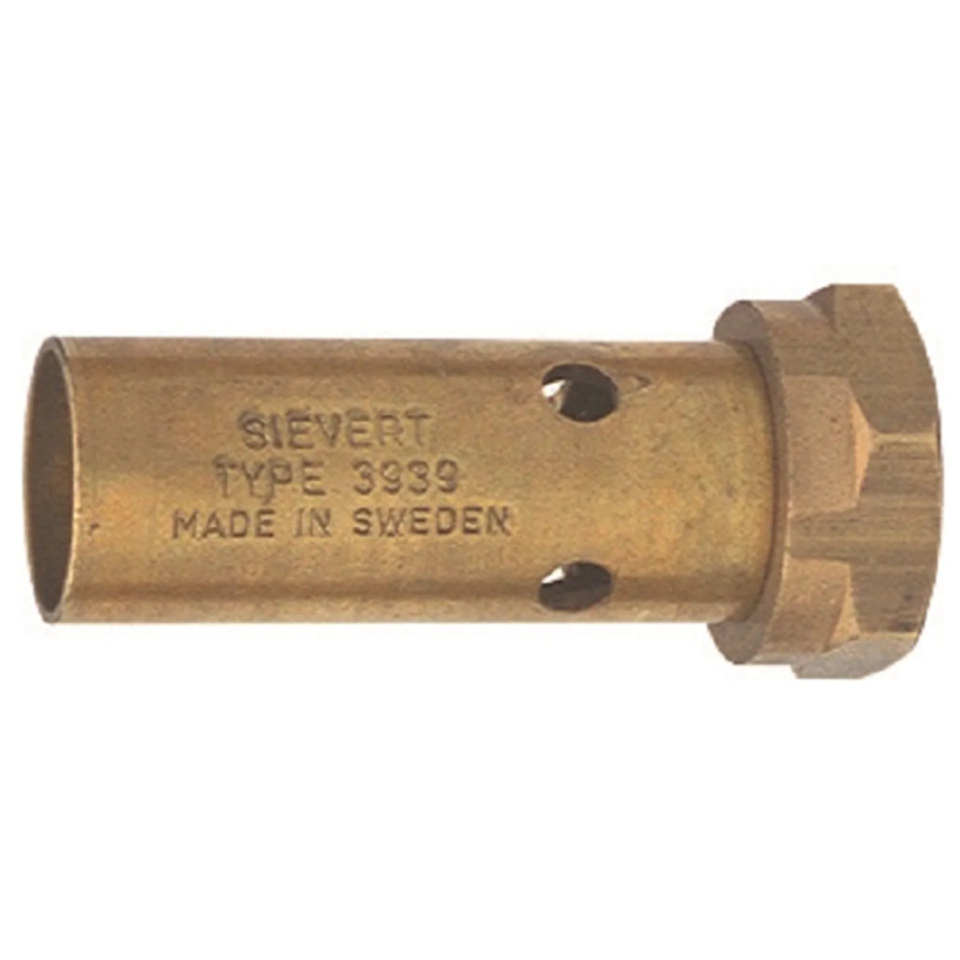 PRO 86/88 BRANDERKOP Ø17MM - KORT - PUNT - VOOR HALSPIJP 350101 REF:393902 SIEVERT