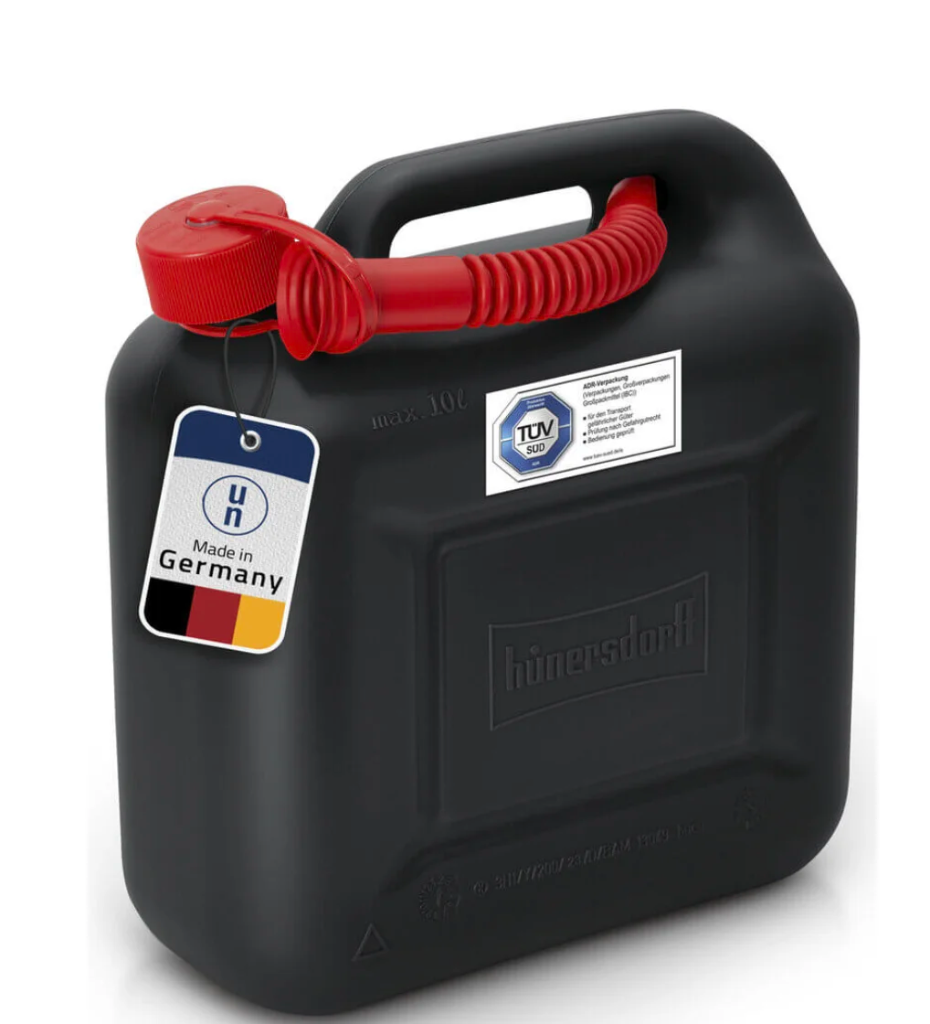 HUN JERRYCAN ZWART 10L 8128  REF:DHR02511 