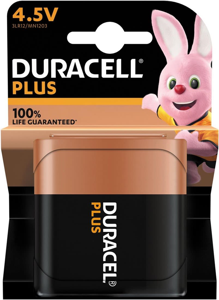 BATTERIJ ALKA PLUS 4.5V X1 REF:163750230 DURACELL