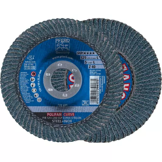 POLIFAN PFR 125 Z 40 SGP-CURVE L REF:67689062 PFERD