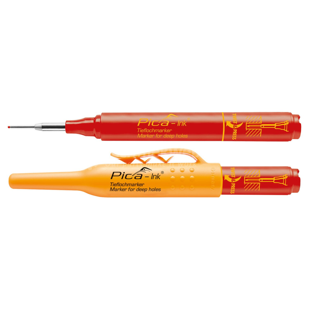 MARKER MOEILIJK BEREIKBARE PLAATSEN PICA INK ROOD 150/40 REF:PIC15040 PICA