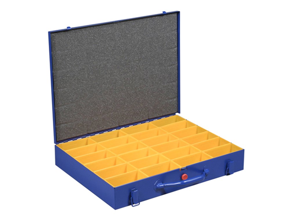 KOFFER METAAL 24 VAKKEN 430x325x67MM IR191103 REF:390704