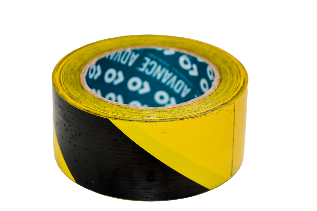 SIGNAL.TAPE 50MM-33M GEEL/ZWART REF:8102.1110