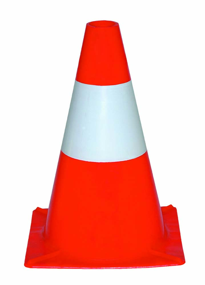 SIGNALISATIEKEGEL ROOD/WIT 31CM REF:8101.3031