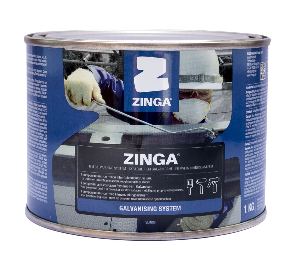 ZINGA 1KG REF:ZZIN-P1KG-AA ZINGA